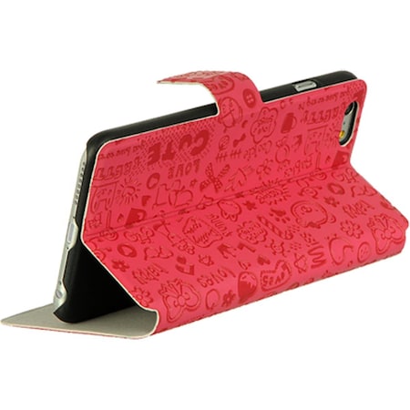 Apple IPhone 6 - 4.7 In. Carton Flip Stand Pouch- Hot Pink
